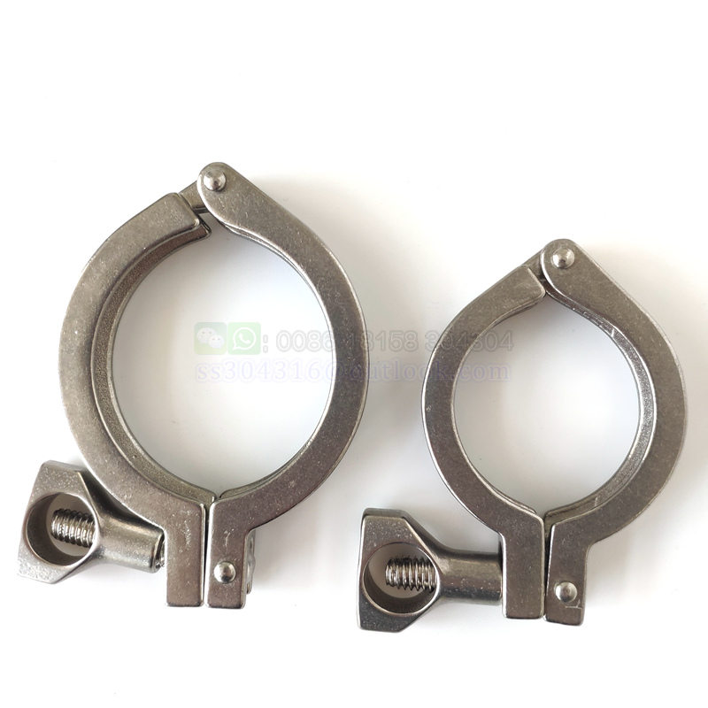 Shenlan Factory Sale Sanitary 304 316L Stainless Steel 1.5″ 2″ Tri Clamp Pipe Fitting