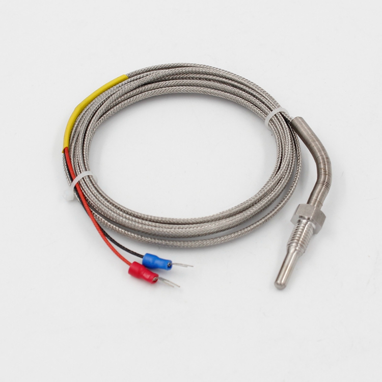 Compression Spring type Thermocouple Temperature Sensor J type