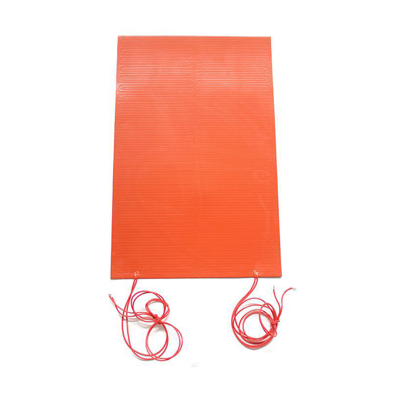 900mm 500mm Customized Flexible Heating Element Silicone Heating Pad Back Surface Adhesive Lithium Battery Electric Film
