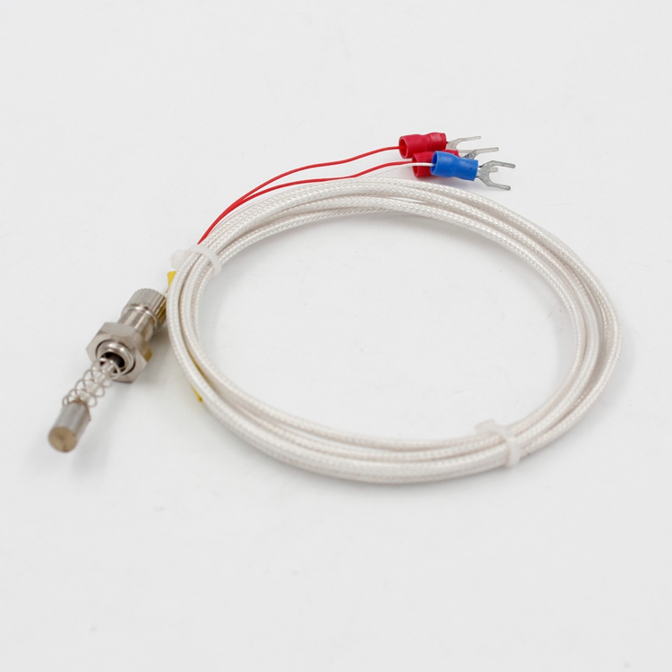 M6 Screw Thread Industry Probe Temperature Sensor E K J Type Thermocouple