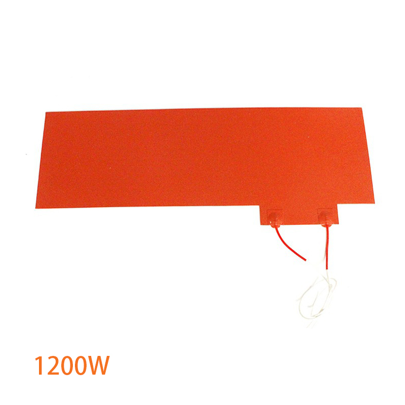900mm 500mm Elongated Flexible Heating Element Silicone Heating Pad Back Surface Adhesive Lithium Battery Electric Film