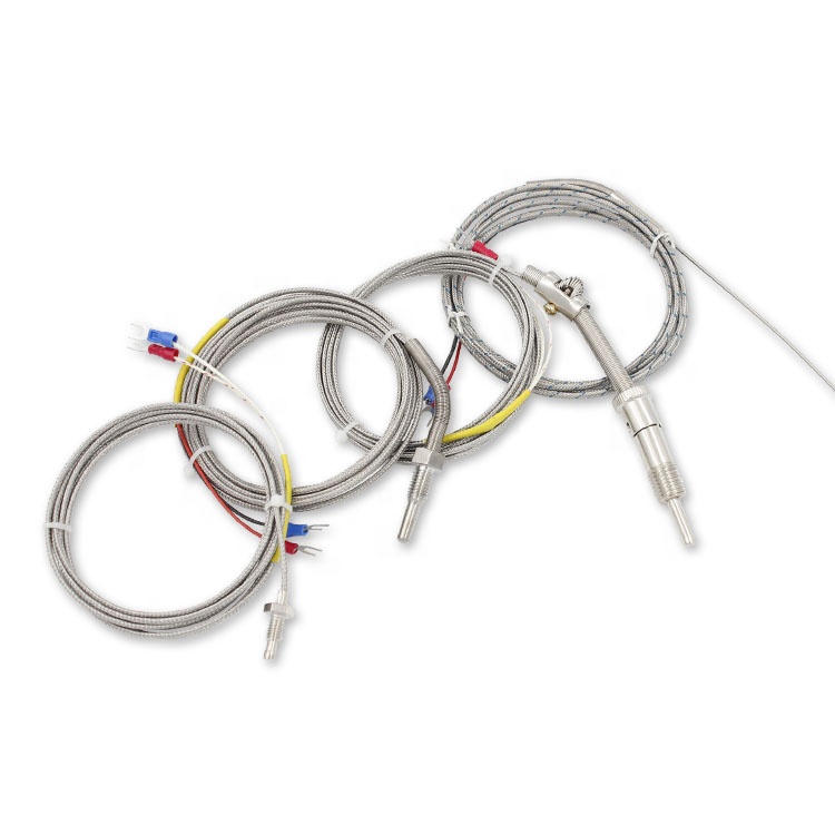 K Type Pressure Spring Fixed Thermocouple /Temperature Sensor