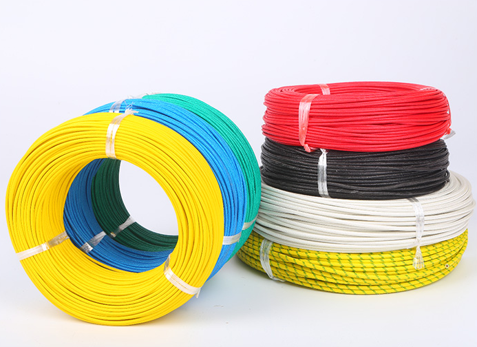 High Temperature Resistant Silicone Wire Soft Copper Cable Fiberglass Braided Insulated Warm Floor Heat Element Line